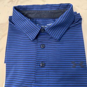 Under Armour Men's Blue Striped Shirt